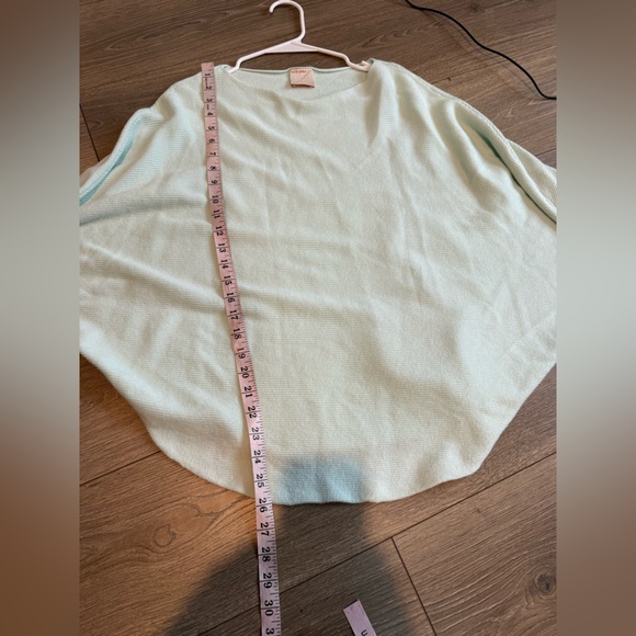 Kerisma Boat Neck Dolman Sleeve Ribbed Knit Sweater Mint Green - Picture 8 of 9